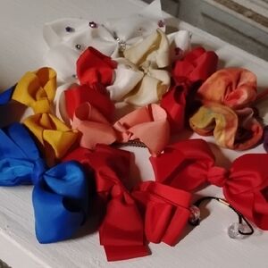 Colorful Kids Hair Bow Set 12 Pieces